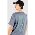 RVCA La Eye Swirl Pocket T-skjorte blå