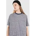 Anerkjendt Akkikki Cot/Linen Stripe T-skjorte mønster