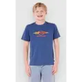 Rip Curl Surf Revival Logo Kids T-skjorte blå