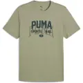 Puma Graphic Varsity Tee Men, Clothing, Lux Army, L