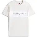 Tommy Hilfiger Linear Logo Regular Fit Kortarmet T-skjorte