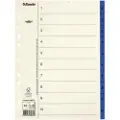 Esselte Register Servo A4/1-10 blå FSC Mix100%