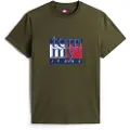 Tommy Hilfiger for man. DM0DM21977 T-shirt Ss green (M), Casual, Cotton, Short sleeve