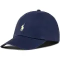 Ralph Lauren for boy. 323552489004 Cap with navy logo (OSFA), Blue, Casual, Cotton, children's fashion