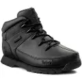 Timberland unisex for kids. TB0A13KB0011 Euro Sprint lace-up mid-calf leather boots black (39), Flat, Laces, Casual, children's fashion