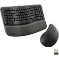 Logitech Wave Keys and Lift Combo - Tastatur & Mussett - Nordisk - Svart