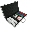 24hShop Pokerset 300 Chip med veske i Aluminium