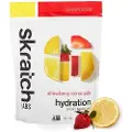 Skratch Labs Hydration Sport Drink Mix Energidrikkpulver Jordbær Sitronade 440g