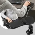 24.Se Armstøtte med musebrett – ergonomisk for skrivebord/stol