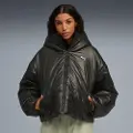 Puma Wardrobe Essentials Shiny Padded Jacket Women, Clothing, Black, XXS