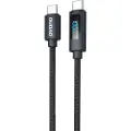 Dudao USB-C-kabel 100W med LED - 1 m
