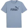 Puma Essentials Camo Tee Men, Clothing, Cool Blue, L