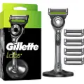 Gillette Labs Razor 5 blader + stativ, sølv