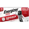 Energizer Knapcellebatteri, Energizer Lithium, CR2032, 12 stk