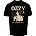 Mc Clothes Ozzy Osbourne Speak Of The Devil Heavy Oversized Kortarmet T-skjorte