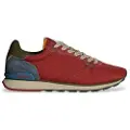HOFF for man. 22517604 Track & Field leather shoes red (41), Flat, Laces, Casual