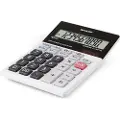 Sharp Elsi Mate EL-M711GGY - Skrivebordskalkulator - 10 sifre - solpanel, batteri - svart, hvit