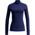 Swix RaceX Merino Half Zip, Dame, Dark Navy