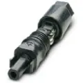 Phoenix Contact Phoenix adapter stik Sunclix PV-C3F-S 2,5-6 (+) Ag 1x hun (plus) 1100V/40A - PPE, farve: sort.