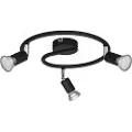Signify Limbali-spotlys til tak/vegg, 3 stk., Overflateegnet, GU10, 3 ampuller, 220-240 V, Sort