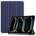Mtp Products iPad Pro 13 (2024) Tri-Fold Series Smart Folio-etui - Blå