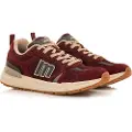 Mtng for man. 84765 Sport Royer maroon trainers (44), Red, Flat, Laces, Casual