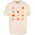 Mc Clothes Summer Citrus Heavy Oversized Kortarmet T-skjorte