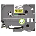 Brother TZe-FX651 - Svart på gult - Rull (2,4 cm x 8 m) 1 kassett(er) fleksibelt bånd - for PT-D600 P-Touch PT-3600, D610, D800, E550, P750, P900, P950 P-Touch EDGE PT-P750