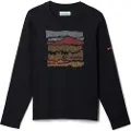 Columbia Dobson Pass Kids Longsleeve T-Shirt svart