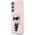 Karl Lagerfeld silikonetui Graffiti med magnet til Samsung Galaxy S25 - Rosa