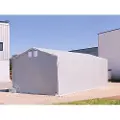 TOOLPORT 4x8 m telthall, PVC-presenning, grå, uten statikk
