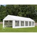 TOOLPORT 4x8 m partytelt, PVC-presenning, hvit