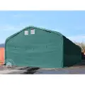 TOOLPORT 6x18 m telthall, PVC-presenning, mørkegrønn, med statikk (betongunderlag)