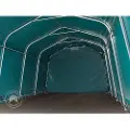 TOOLPORT 3,3x7,2 m garasjetelt, PRIMEtex-PVC-presenning, mørkegrønn, med statikk (betongunderlag)