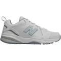 New Balance for woman. WX608V5 WX608V5 Slip Resistant Leather Sneakers white (40 D), Flat, Laces, Casual
