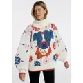 LOIS Jeans for woman. 452632102 White turtleneck sweater (S), Casual, Acrylic, Long sleeve