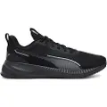 Puma Flyer Lite 3 Running Shoes, Shoes, Black/Black/Silver, 40.5