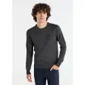 LOIS Jeans for man. 171483125 Basic grey knitted jumper (L), Casual, Cotton, Long sleeve