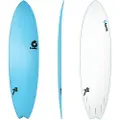 Torq Softboard Fish 7'2 Surfebrett mønster