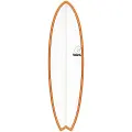Torq Epoxy Tet Mod Fish Orangerail 6'6 Surfebrett mønster