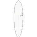 Torq Epoxy Tet Mod Fish Pinlines 7'2 Surfebrett mønster