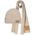 Liu Jo for woman. 2F5014-M0300 Beige beanie and scarf set (OSFA), Casual, Wool