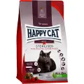 Happy Cat Sterilized Bavarian Beef, tørrfôr, for steriliserte katter, Bavarian Beef, 1,3 kg, pose