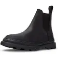 Camper for man. K300534-001 Leather ankle boots Brutus + black (44), Flat, None, Casual