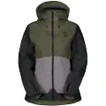 SCOTT Explorair 3L, Skalljakke, Dame, Douglas Green/Evening Grey