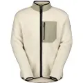 SCOTT Defined Heritage Pile, Fleecejakke, Herre, Dust White/Dust Grey