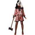 Atosa Klovn Halloween Kvinne Kostyme