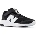 New Balance unisex for kids. PT578V1 Shoes 578v1 Bungee black (35), Laces, Velcro, Casual, Sport, Multisport, children's fashion