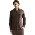 Scotch & Soda Melange Relaxed-fit Skjorte Med Lange Ermer