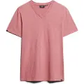 Superdry Slub Kort Ermet V-hals T-skjorte